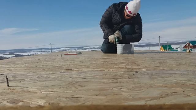 Монтаж OSB плит на крышу бытовки смотреть онлайн