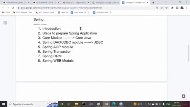 Java Frameworks Package tutorials by Mr. Nagoor Babu Sir смотреть онлайн