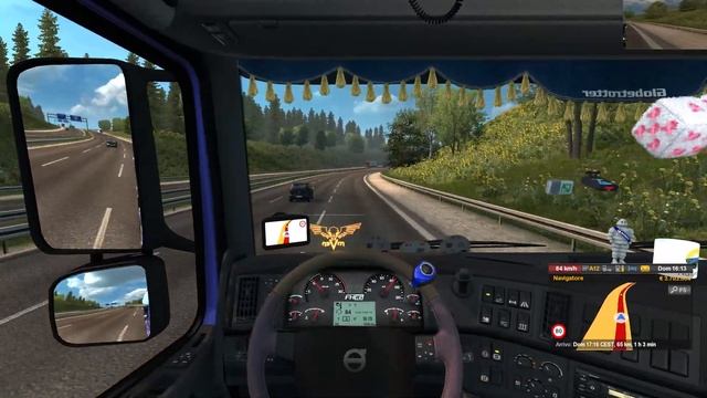 Euro Truck Simulator 2 (1.36) Feldbinder Kip Trailer V1.01 Volvo FH16 2009 Germany + DLC's & Mods