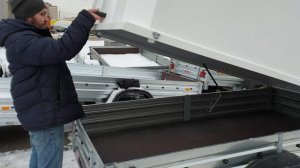 Почему мзса 817703 лучший прицеп с пластиковой крышкой для перевозки квадроцикла.Видео обзор крышки