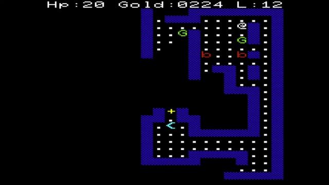Whack [VIC 20] - #4 in 1K MiniGame Compo 2003 - World's Smallest Rogue-like? смотреть онлайн