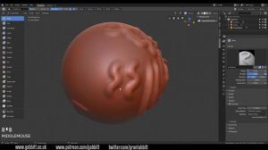 Скульптинг в Blender 2.8 | Краткое руководство для начинающих | Настройки кистей