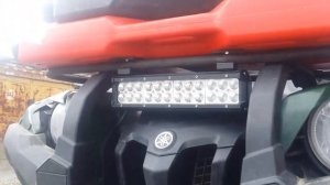 Yamaha Grizzly 700 FI. установка лебедки