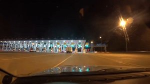 Проезд по транспондеру через пункт оплаты платного участка дороги