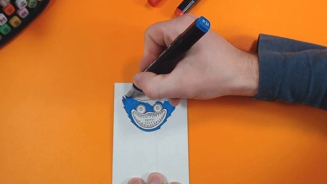 Хаги Ваги и охранник,как сделать поделку из бумаги.Как сделать Хаги Ваги из бумаги. смотреть онлайн