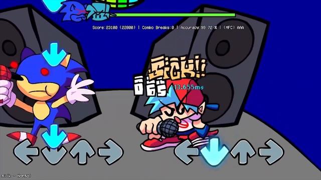 FNF CHARACTER TEST vs SONICS vs Roblox NOOB смотреть онлайн