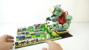 Lego Plants vs Zombies Fighting Final Boss Brick Set (big maze)