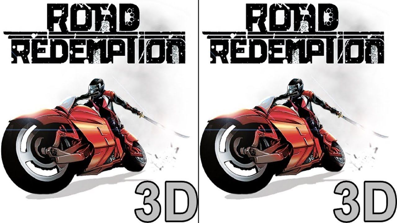 Road Redemption 3D video SBS VR box google cardboard смотреть онлайн