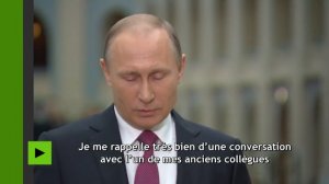 RT FRANCE -- Vladimir Poutine, l'espion patriote devenu Président