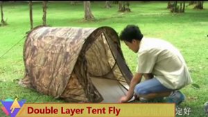 Миниатюрная автоматическая 1-местная палатка.