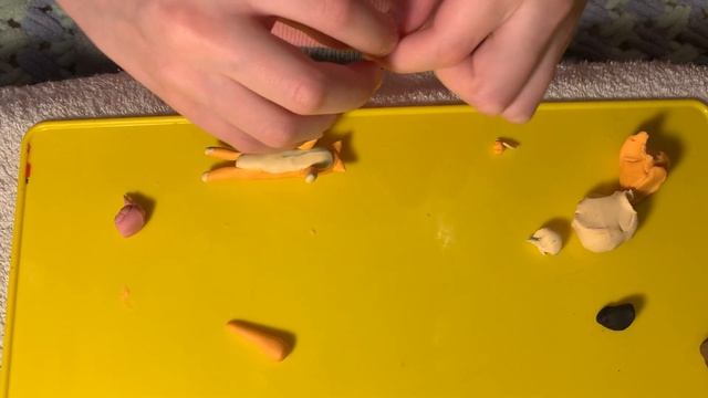 Простая лепка миниатюрного кота-Батона смотреть онлайн