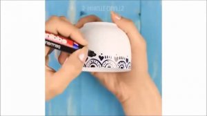 Как нанести рисунок на чашку своими руками. Украсить чашку дома. Печать на чашке