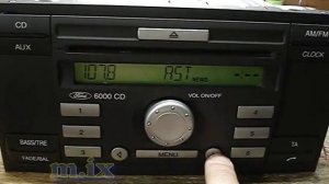 FORD CD6000 Visteon CD-KW2000.wmv