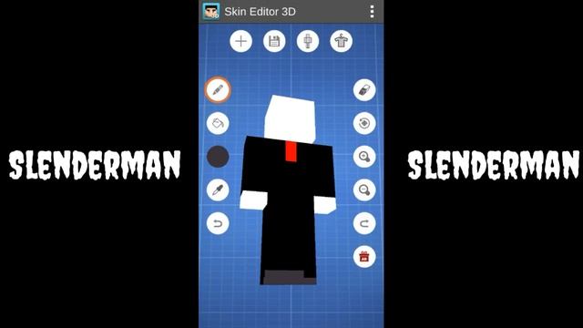 Slenderman skin for Minecraft смотреть онлайн