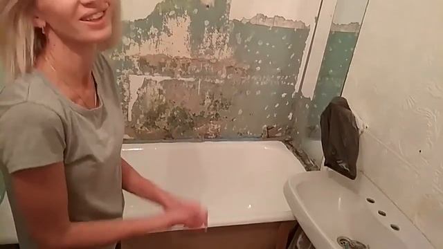 Реставрация ванны жидким акрилом в Краснодаре . Компания НОВАЯ ВАННА. ВИДЕООТЗЫВ №13