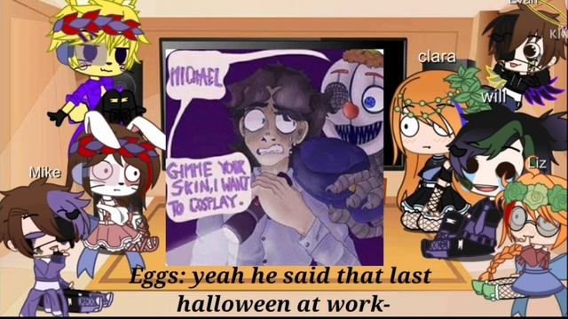 Aftons react to funny memes || FNaF || 500+ subs special смотреть онлайн