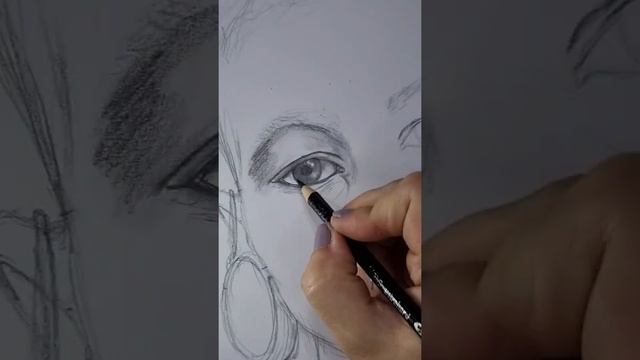 Surma Woman Sketch stage 1.