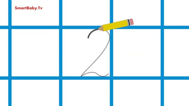 Учимся писати цифру 2 смотреть онлайн