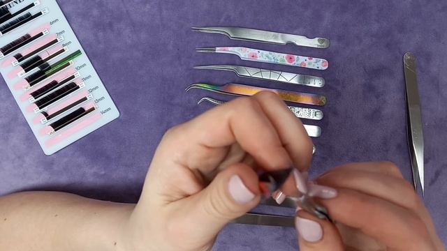 Виды пинцетов для наращивания ресниц смотреть онлайн