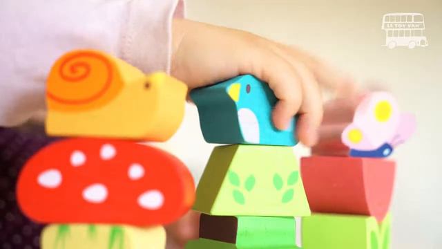 Пирамидка деревянная Милый сад [Игрушки для малышей] LE TOY VAN смотреть онлайн