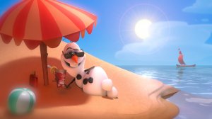 Игра "Солнечный Олаф" в наборе игр "Мегамульт" от Canicula Games