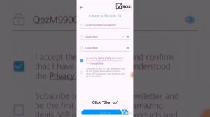 How to sign up for TP Link Tapo App