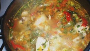 Индейка, тушеная с овощами