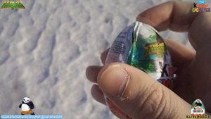 Распаковка и Обзор Еды Шоколадное Яйцо Kinder СЮРПРИЗ из Молочного Шоколада =КУНГ-ФУ ПАНДА 3=, 20 г