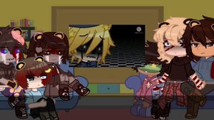 Golden Freddy souls/FNaF react to Afton // AU //