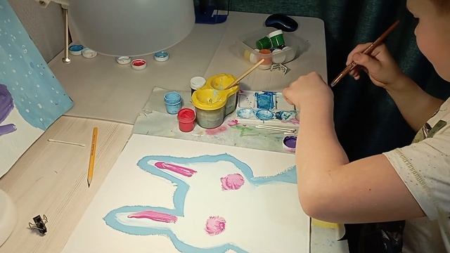 Рисуем символ 2023 года?? смотреть онлайн