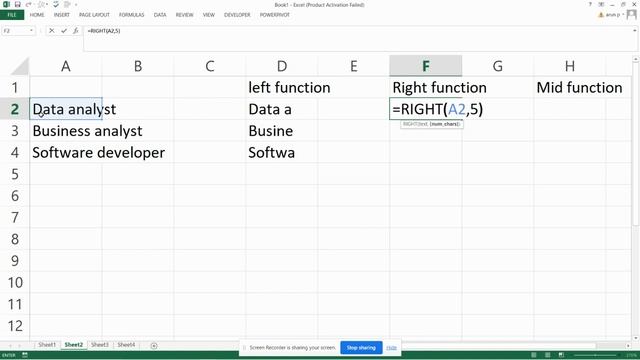 Excel functions #excel #exceltricks#trending