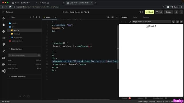 State, Events, and Forms Interactive Components. Part 4. #reactjs #javascript #reactjscourse #js