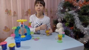 Распаковка набора Play Doh Ice cream playset playdough. Делаем мороженое с Натой из Pley Doh.