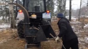 Дробилка для древесины на трактор БЕРСЕРК ВХ62С