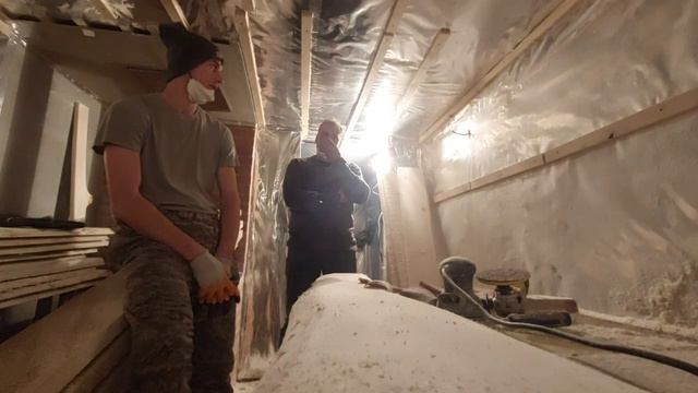 05.01.23. Баня. Вопрос к "Ефремовским баням"! Шлифуем лицевое покрытие тщательно! Вопрос про грибок