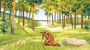 Лисичка поранила лапку