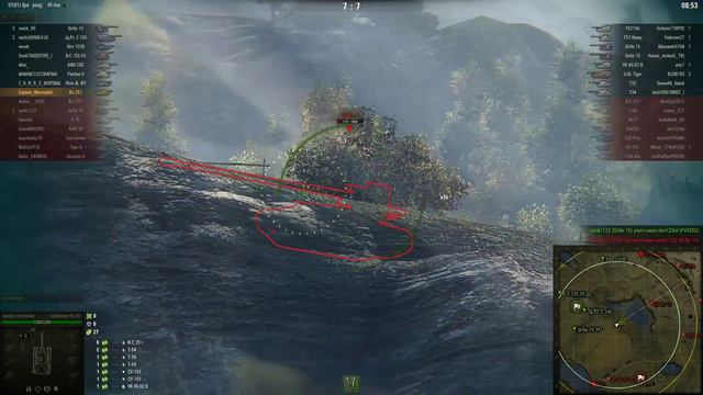 World of Tanks\ Ru 251. рекорд засвета на 13655к! Малиновка смотреть онлайн