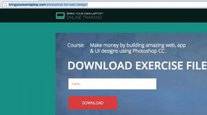 Design a Website in Photoshop CC  2015  1.5/48 - Download Exercise Files