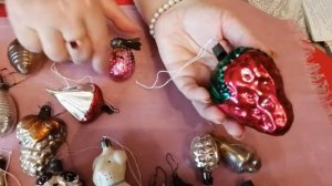Ёлочные игрушки СССР. Ассорти.
