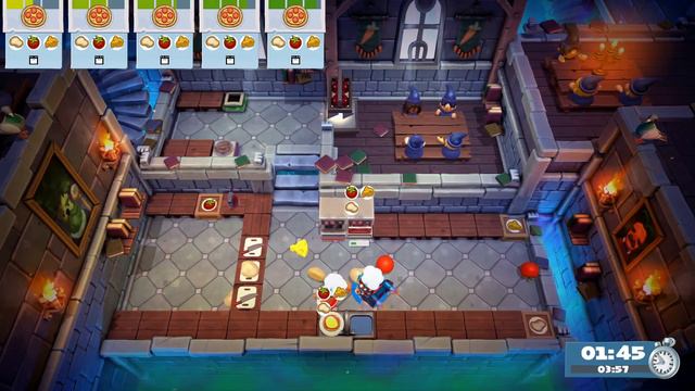 Overcooked 2 - 2 Player Gameplay -  Level 3-1