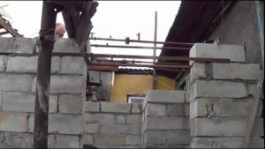постройка из блоков как сделать кладку над окном