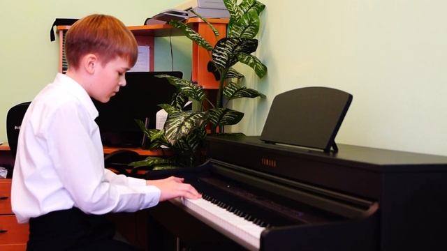 Потапов Степан 10 лет Ф. Бургмюллер "Гроза" Ор. 109 № 13, В. Коровицин "У вечного огня" смотреть онлайн