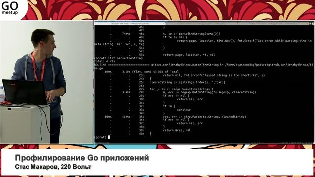 Профилирование Go-приложений / Стас Макаров (220 Вольт) смотреть онлайн