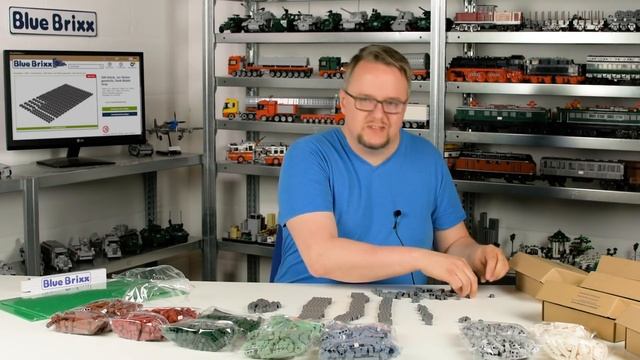 Bausteine-Sets von BlueBrixx - 10 Farben, 200 Steine! смотреть онлайн