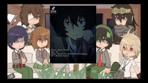 Class 1A react to dazai //All parts//MHA X BSD//