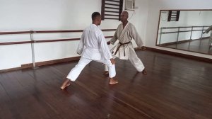 Gabon karaté club shotokan situé au complexe sportif de saoti tel 062 176834  (1)