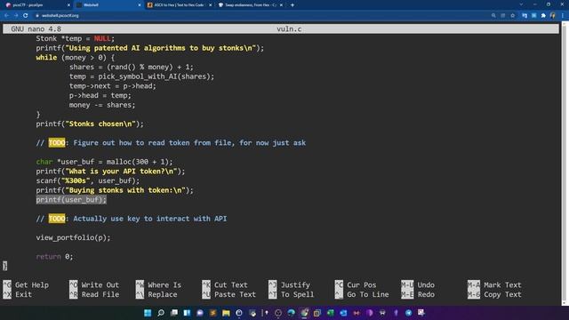 Format String Vulnerabilities | Binary Exploitation | PicoCTF Stonks смотреть онлайн