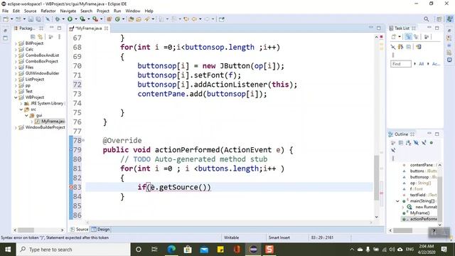 Java Dr Radwan Batyha Window Builder Array of Buttons 2 смотреть онлайн