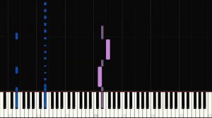 Ciara - Paint It Black | Synthesia Piano Tutorial + Music Sheet