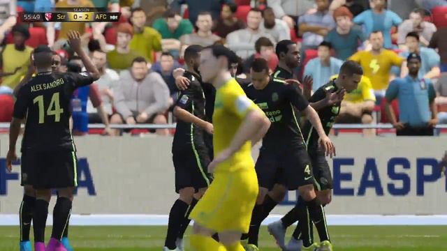 Coutinho 31 yards free kick (FIFA 16) смотреть онлайн
